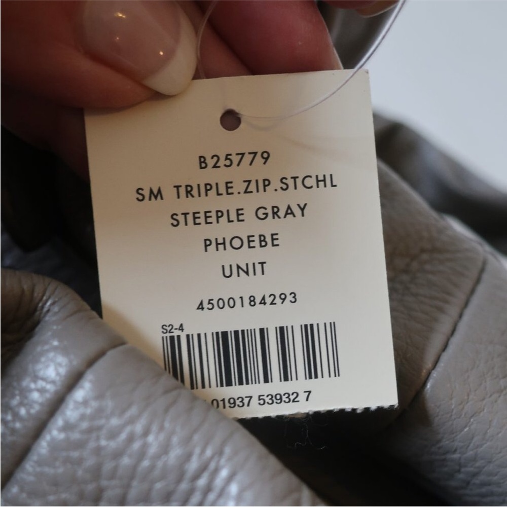 NWD Cole Haan Satchel Tripled zip pebble leather - Picture 5 of 10